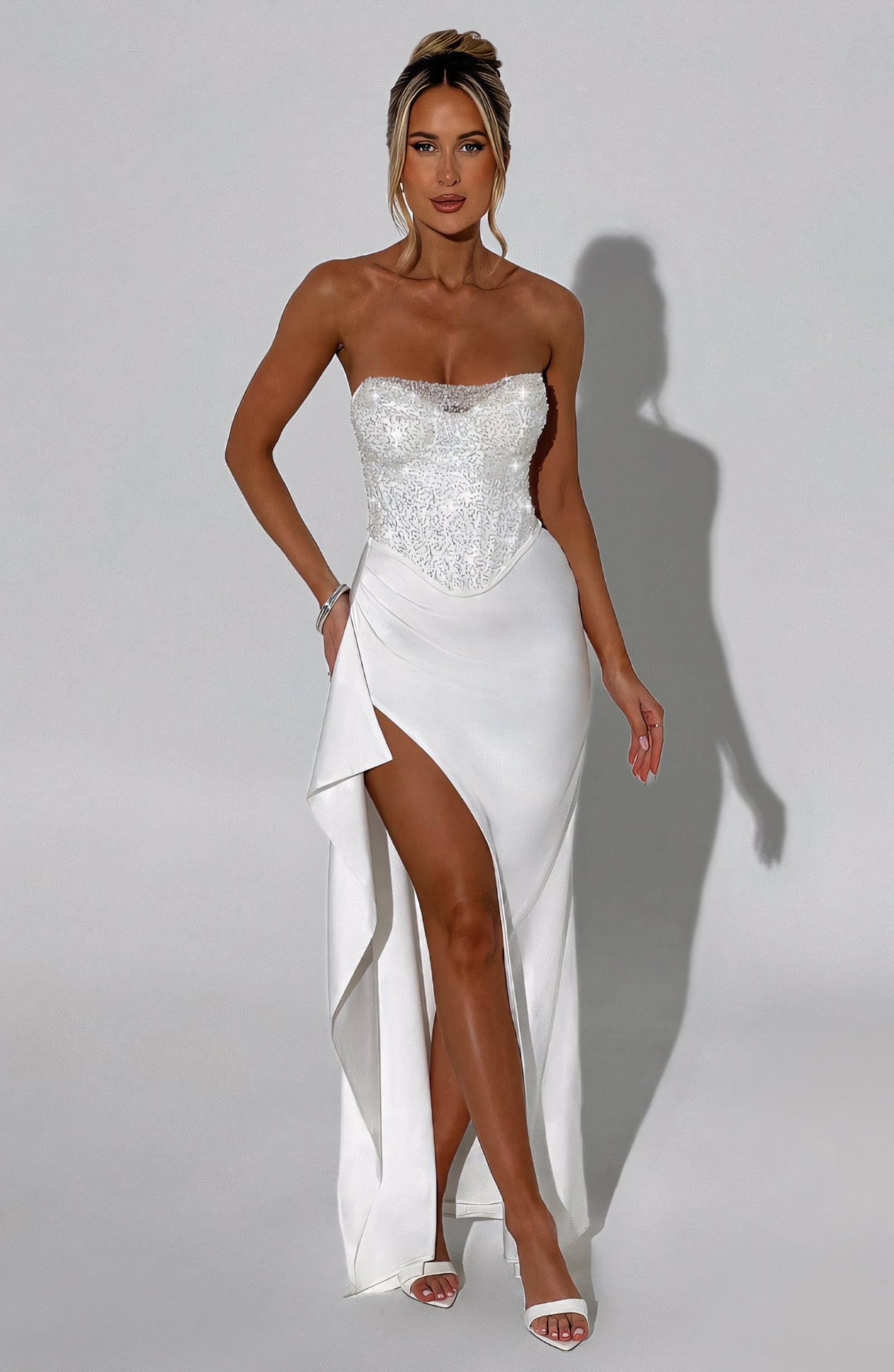 MARRY MAXI DRESS - WHITE