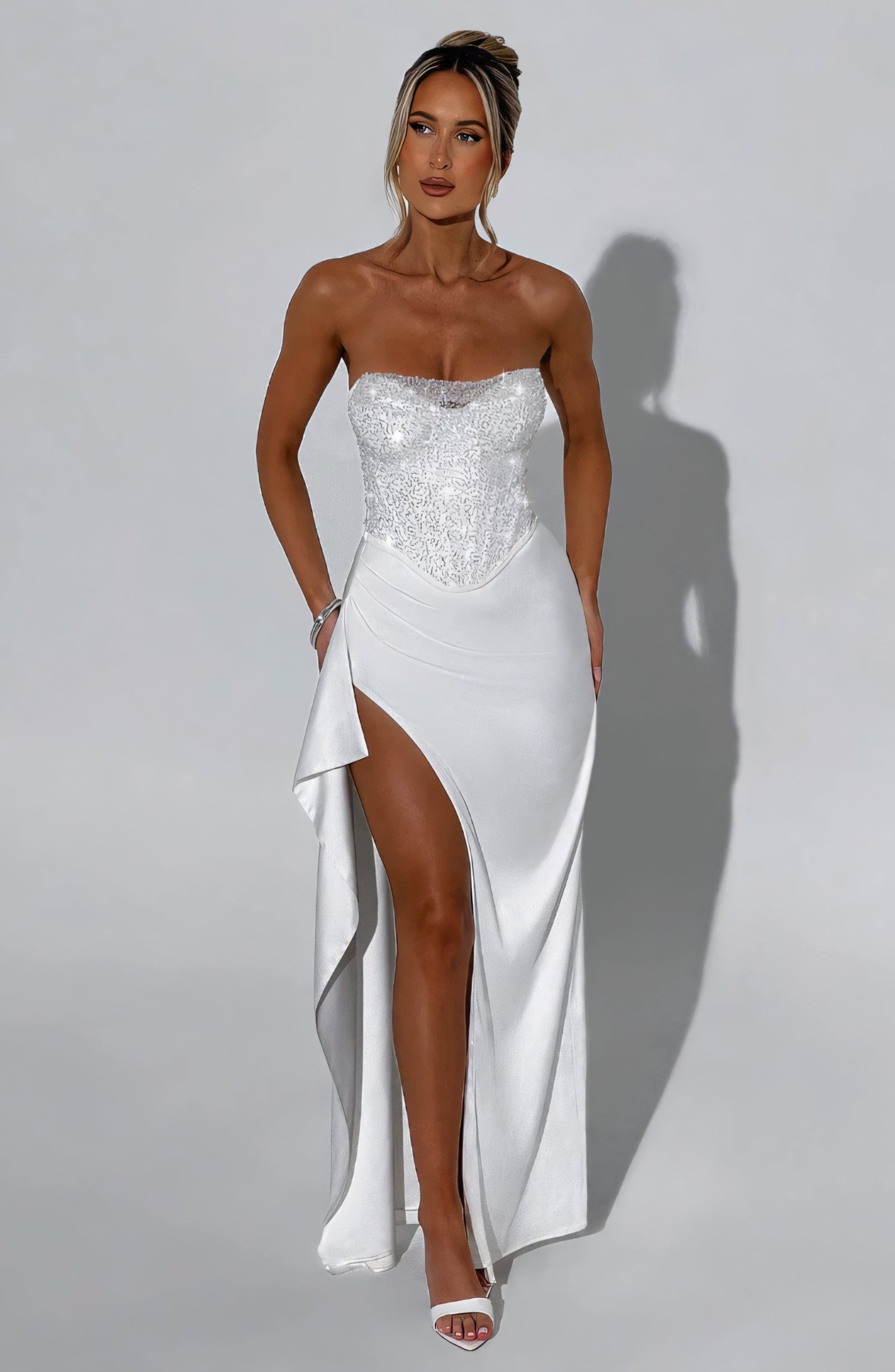 MARRY MAXI DRESS - WHITE