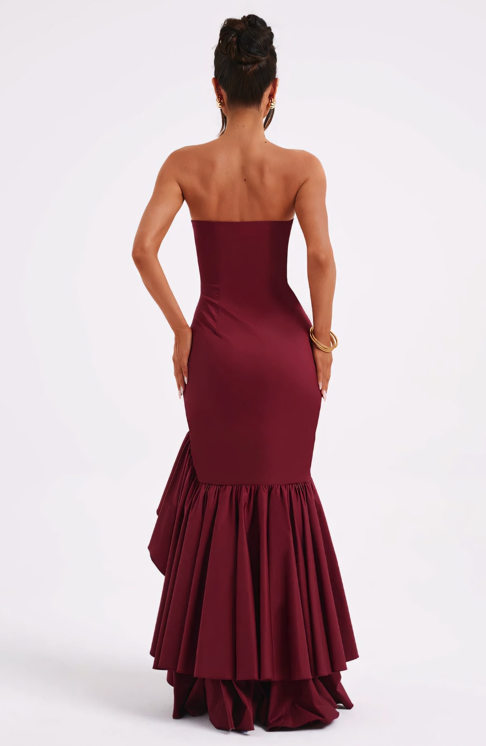 ROSE MAXI DRESS - WINE