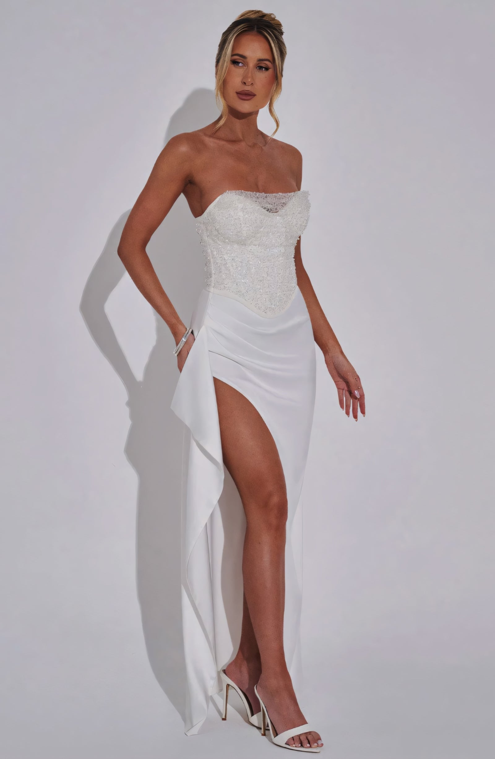 MARRY MAXI DRESS - WHITE