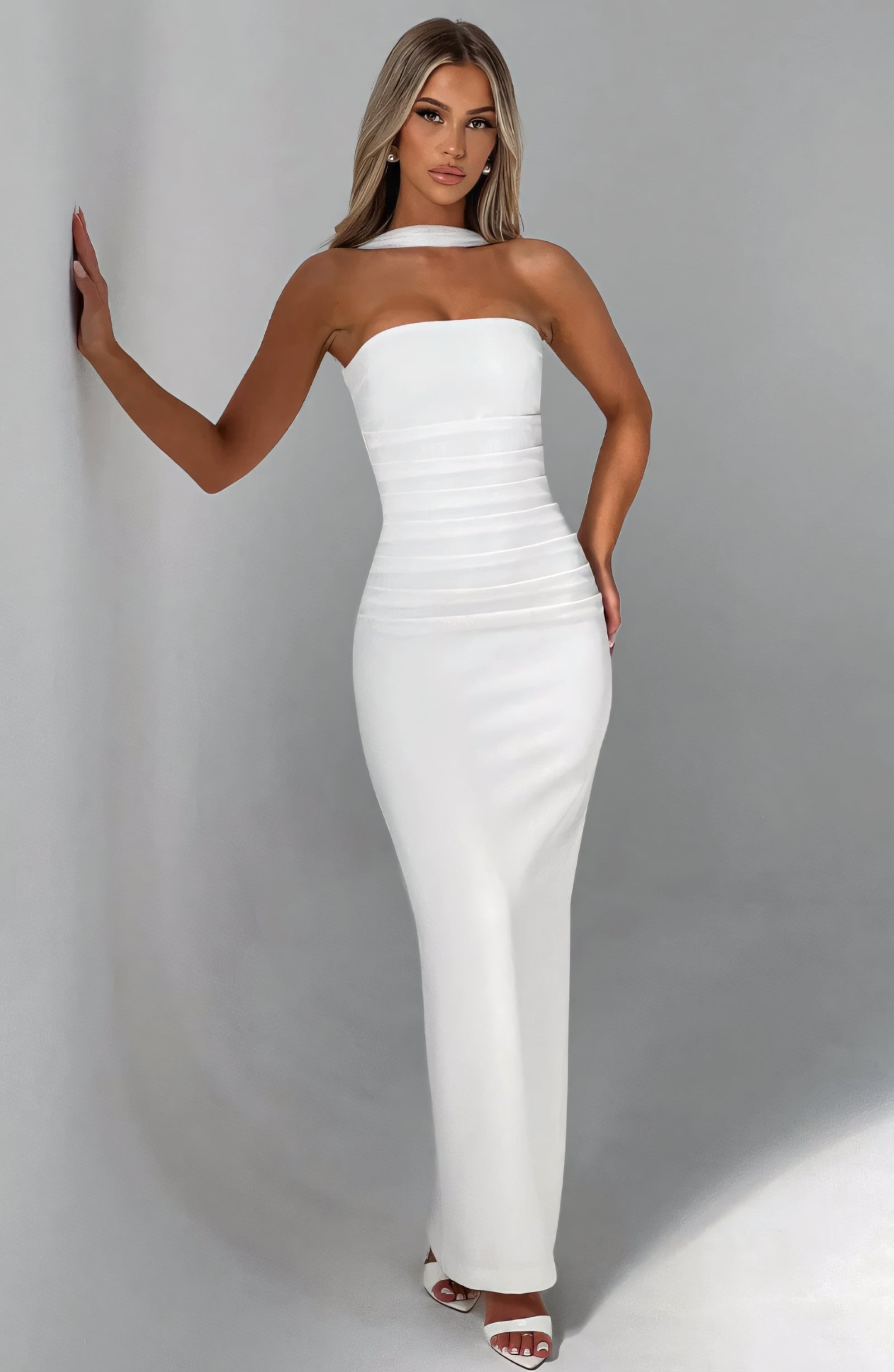 ARIA MAXI DRESS - IVORY