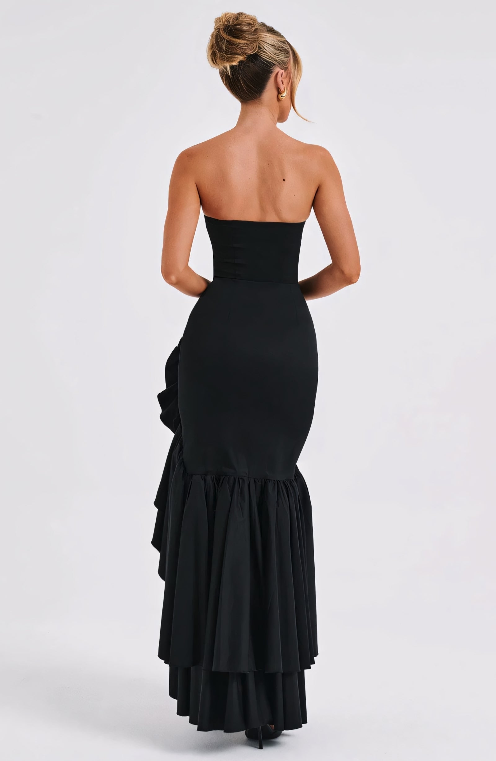 ROSE MAXI DRESS - BLACK