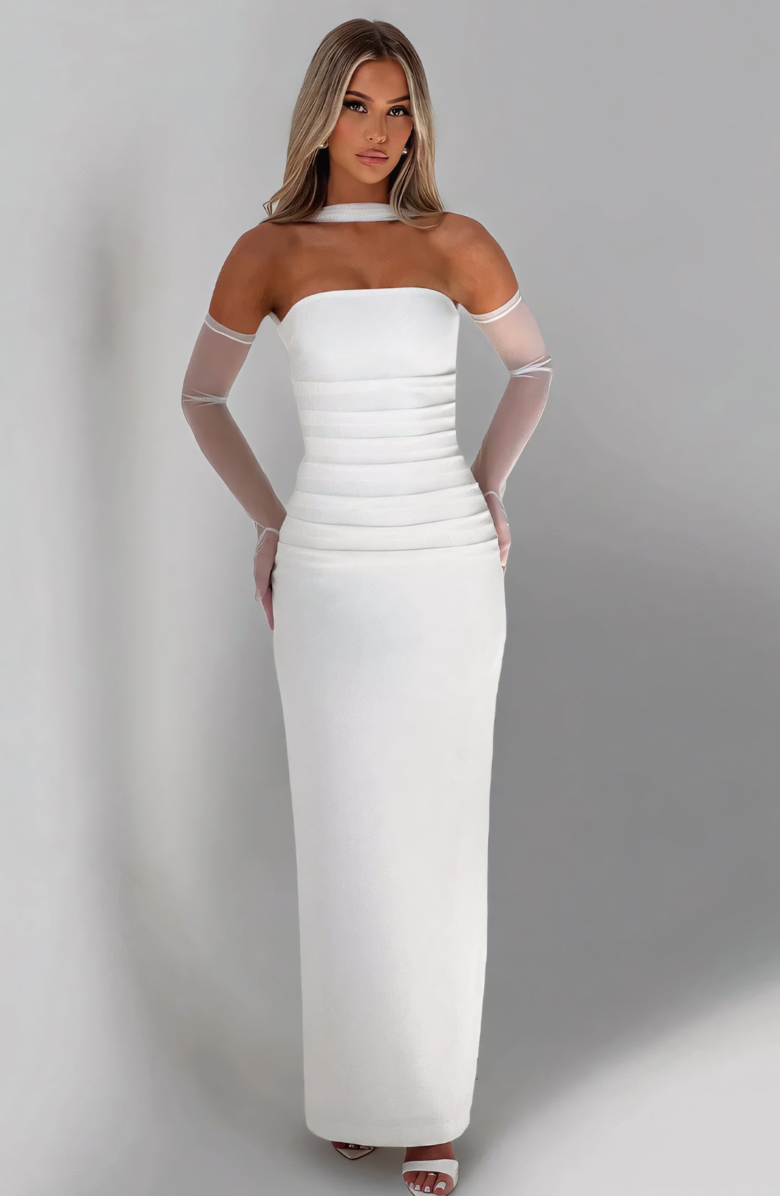 ARIA MAXI DRESS - IVORY