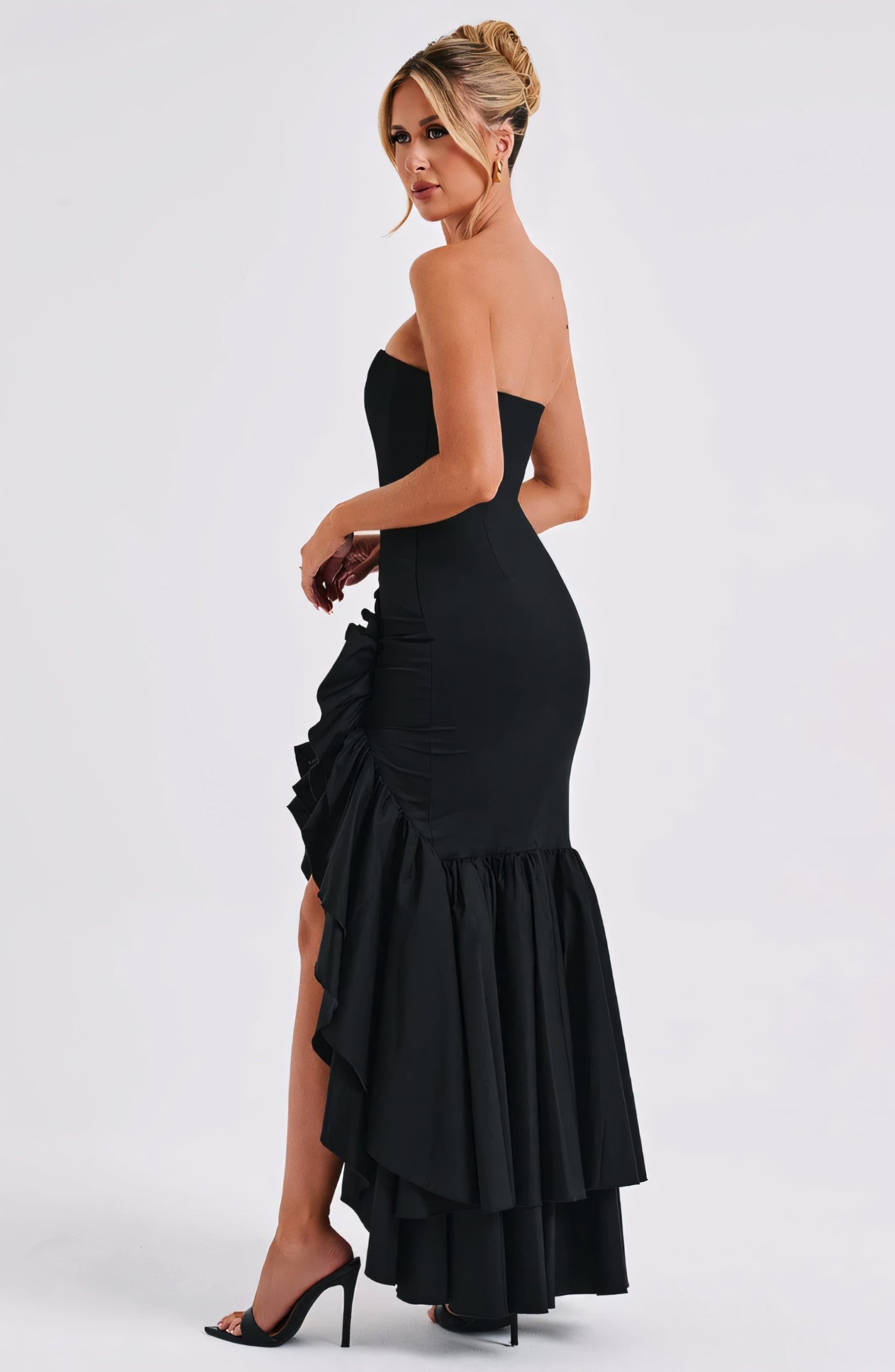 ROSE MAXI DRESS - BLACK