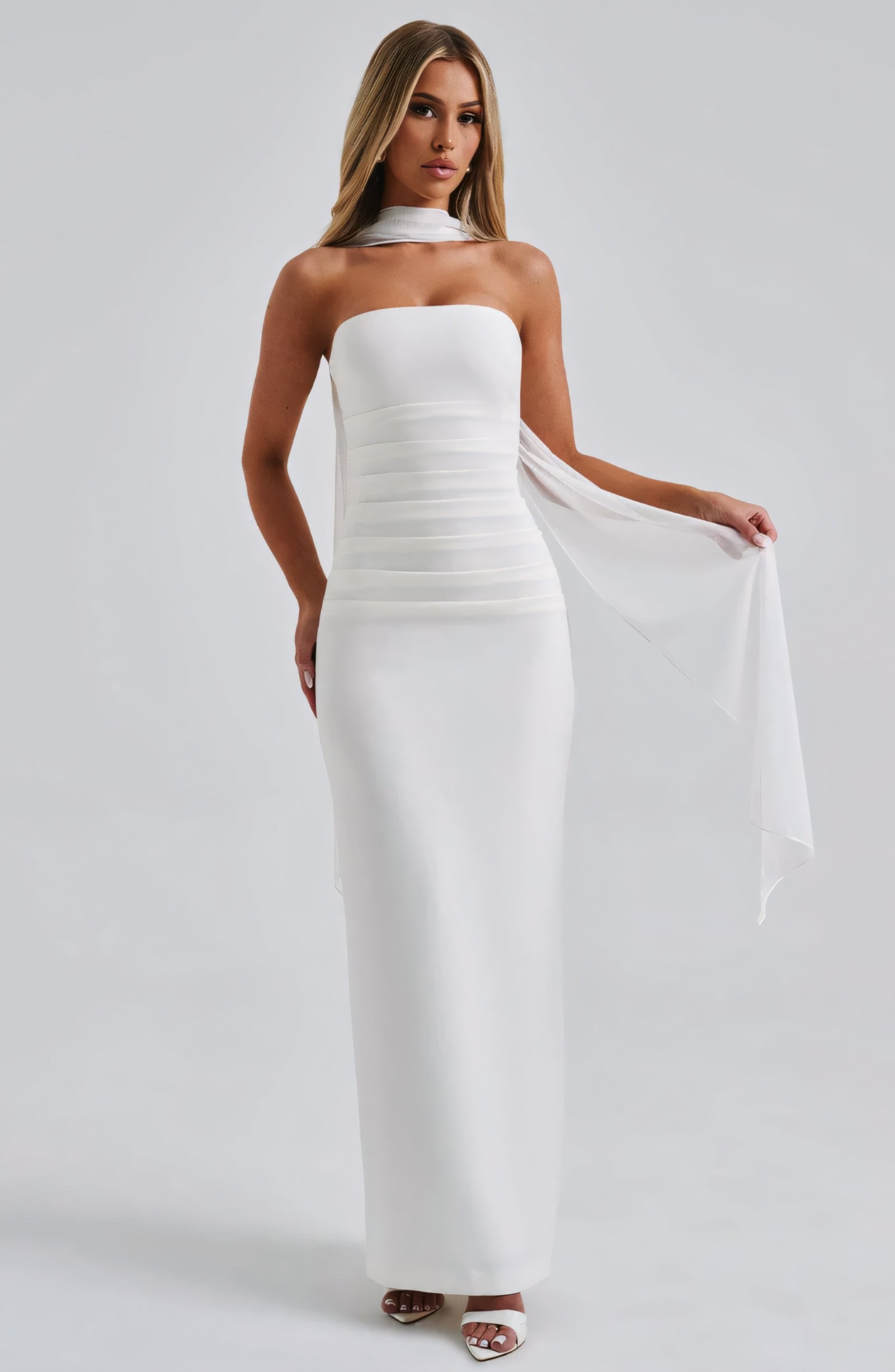 ARIA MAXI DRESS - IVORY