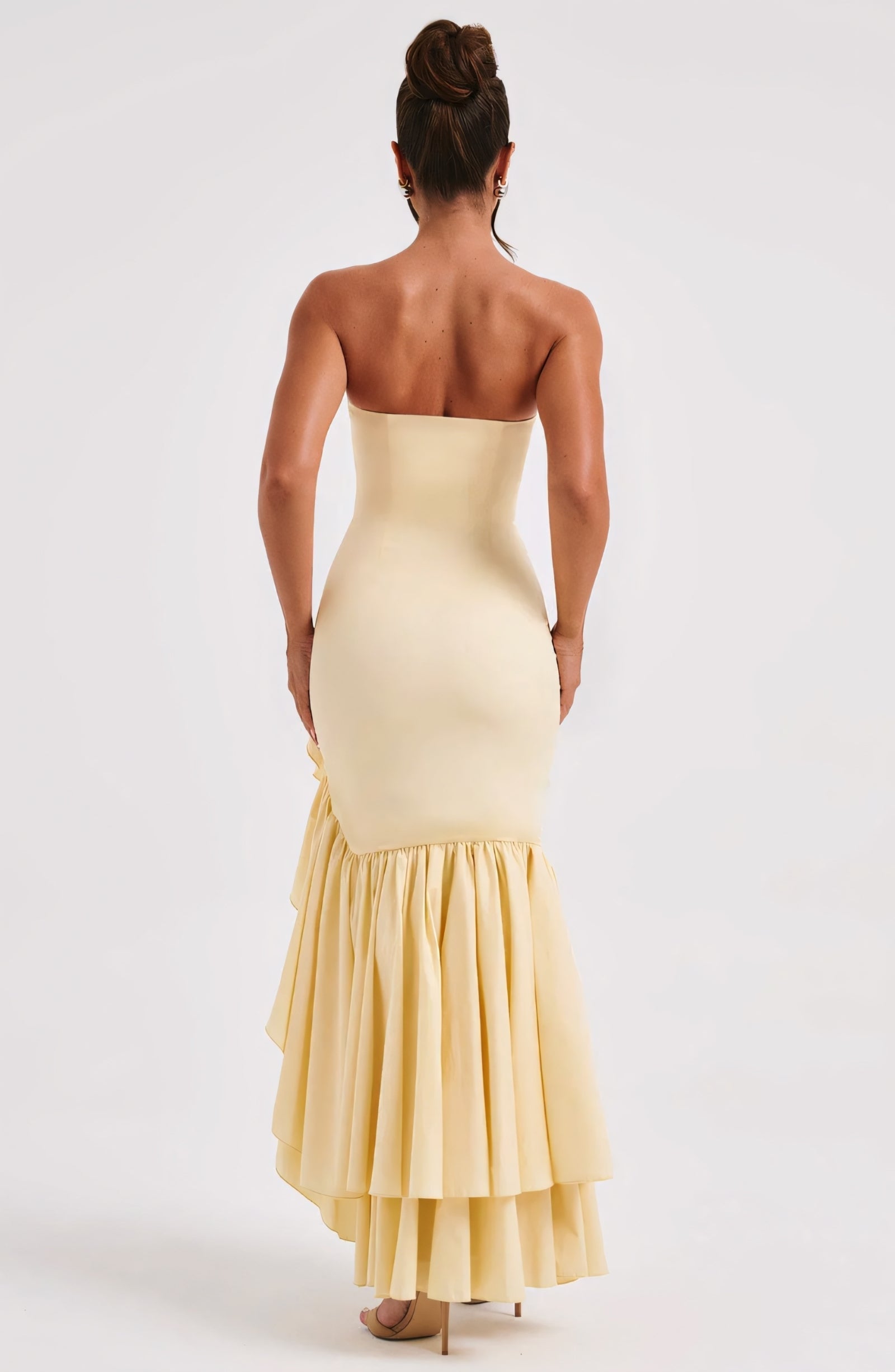 ROSE MAXI DRESS - LEMON