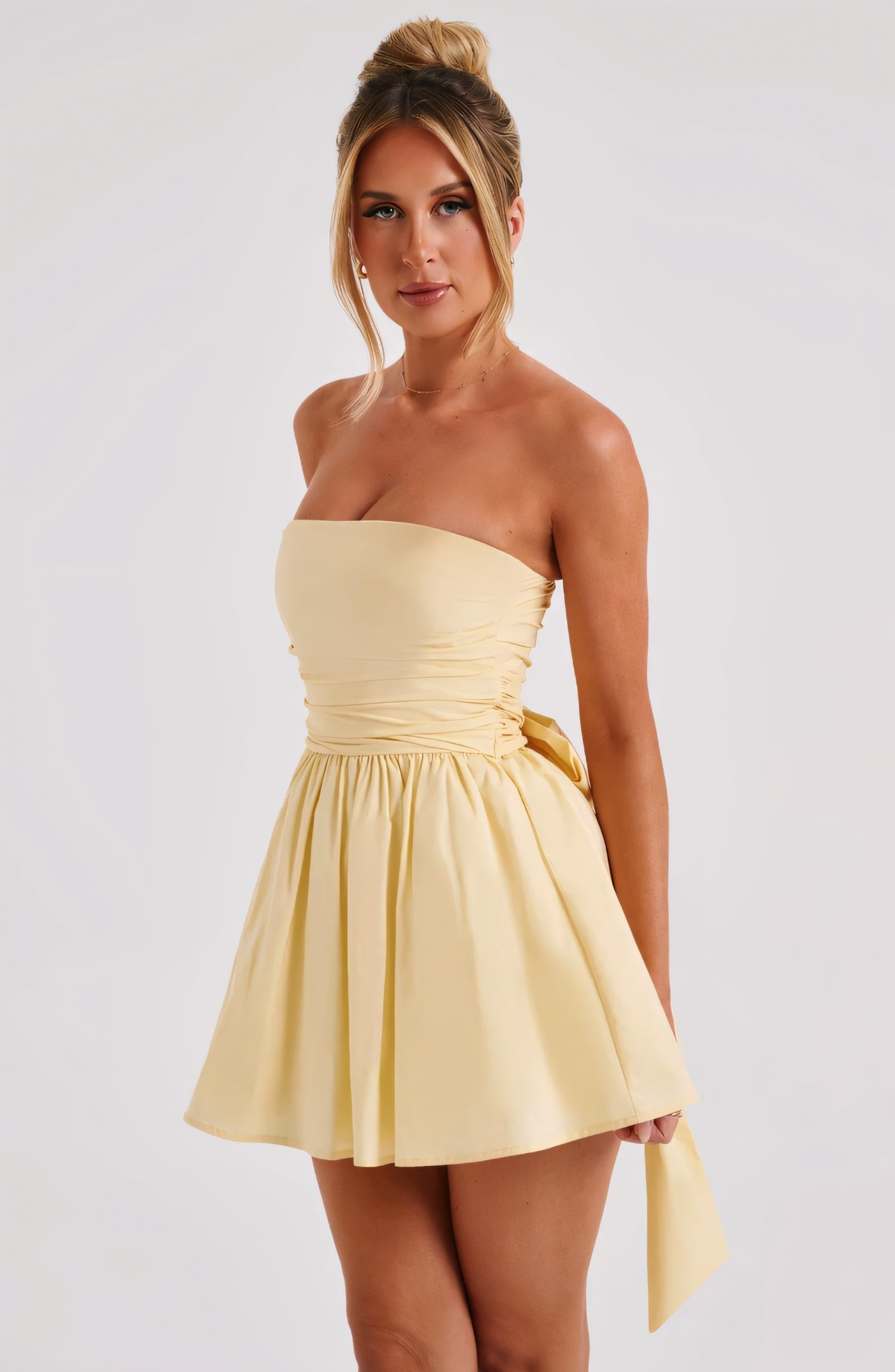 CHARLOT MINI DRESS - LEMON