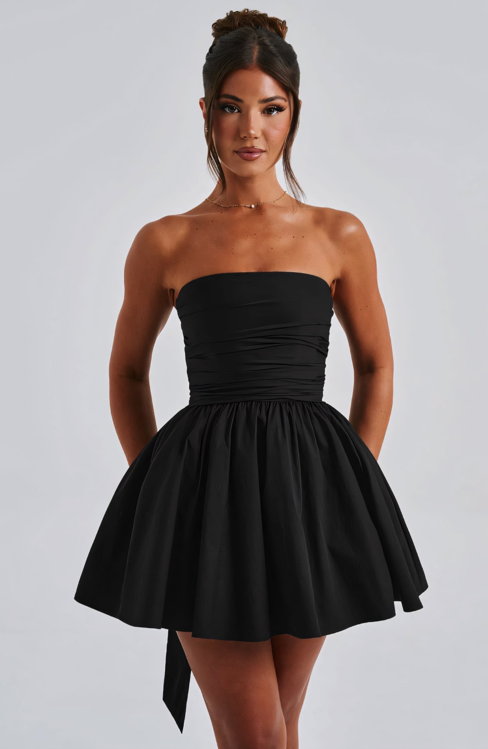 CHARLOT MINI DRESS - BLACK