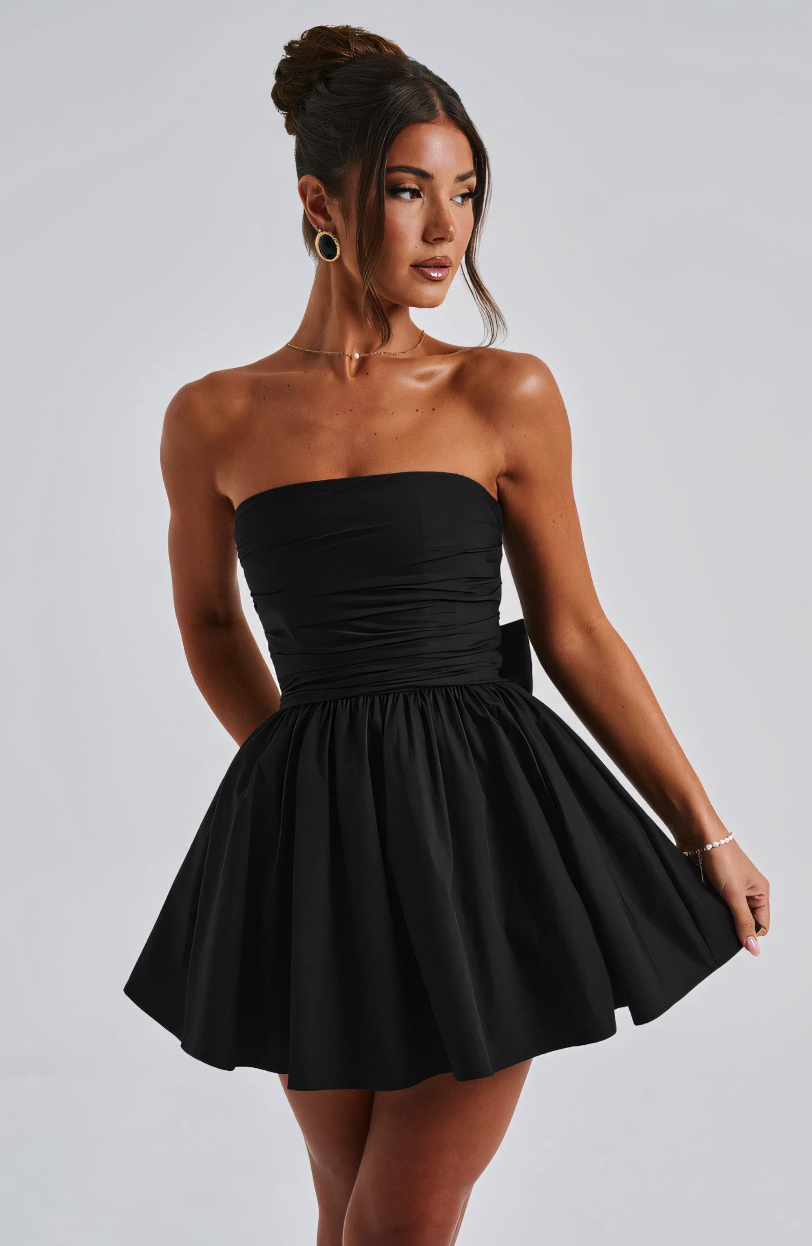 CHARLOT MINI DRESS - BLACK