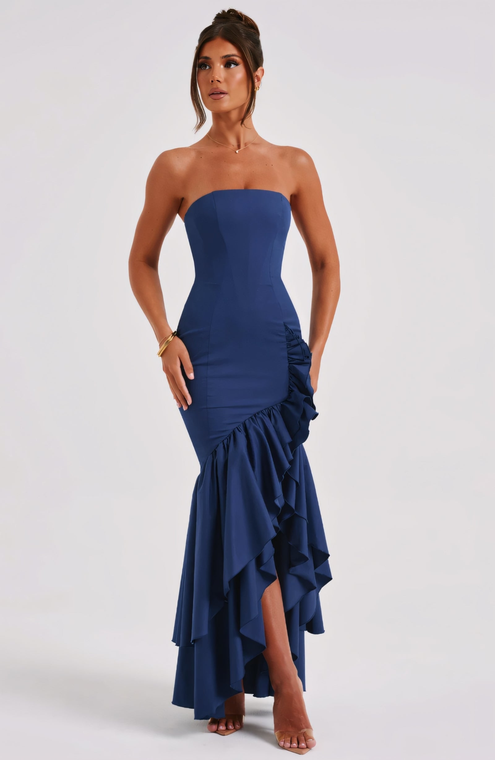 ROSE MAXI DRESS - NAVY