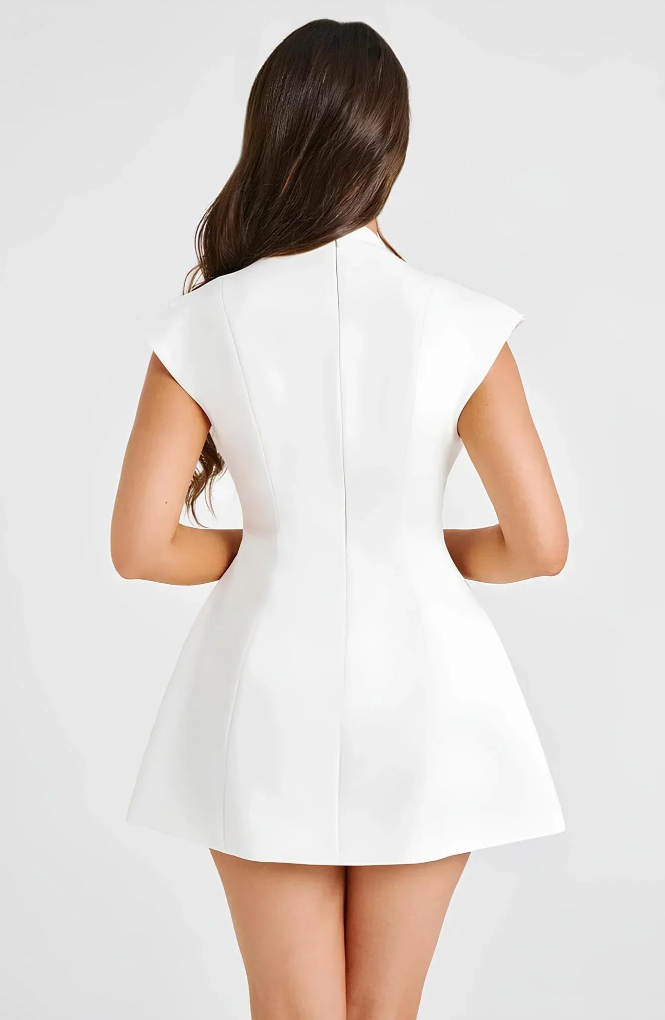 ELODIE MINI DRESS - WHITE