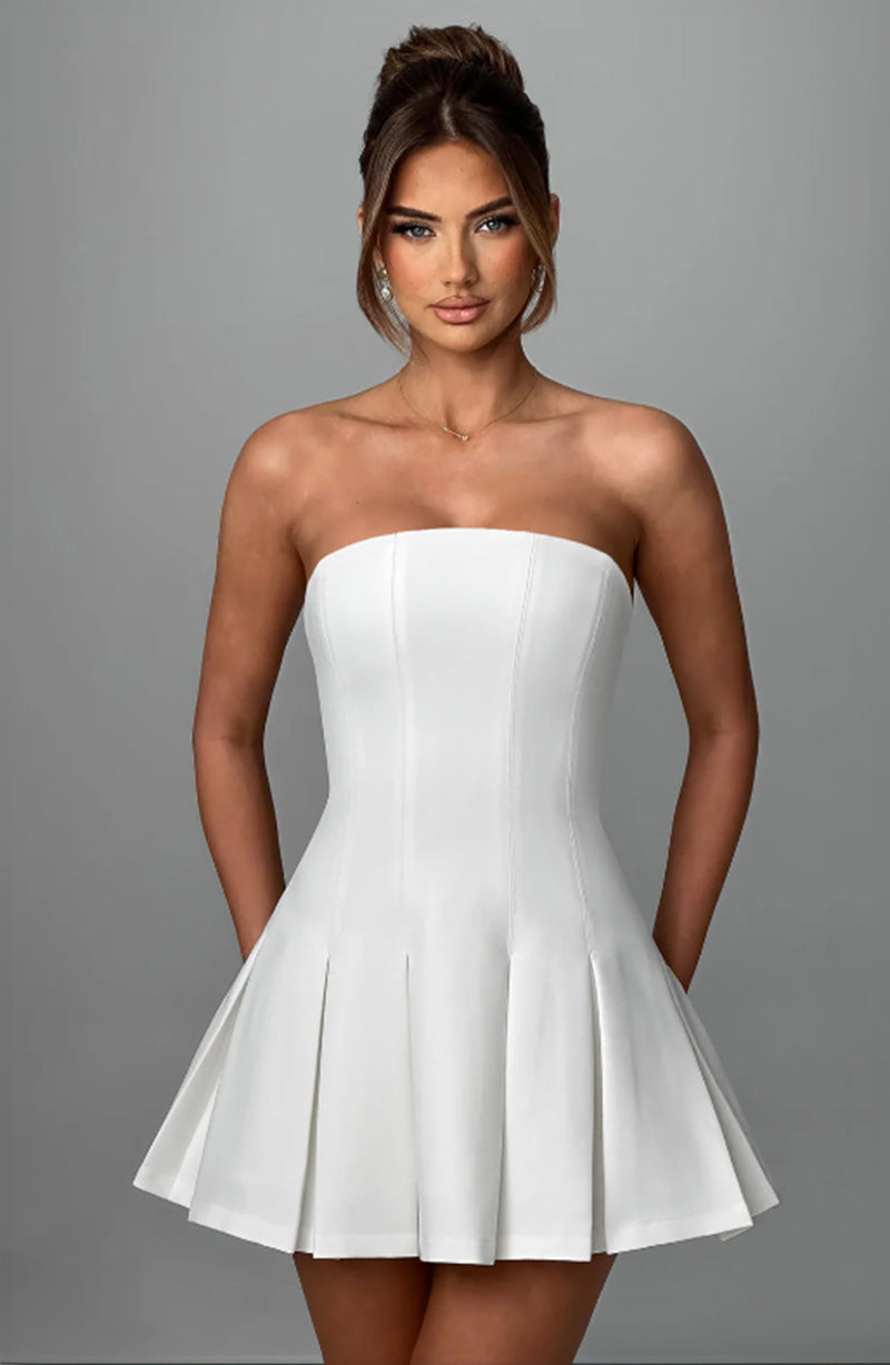 JULIETTE MINI DRESS - WHITE