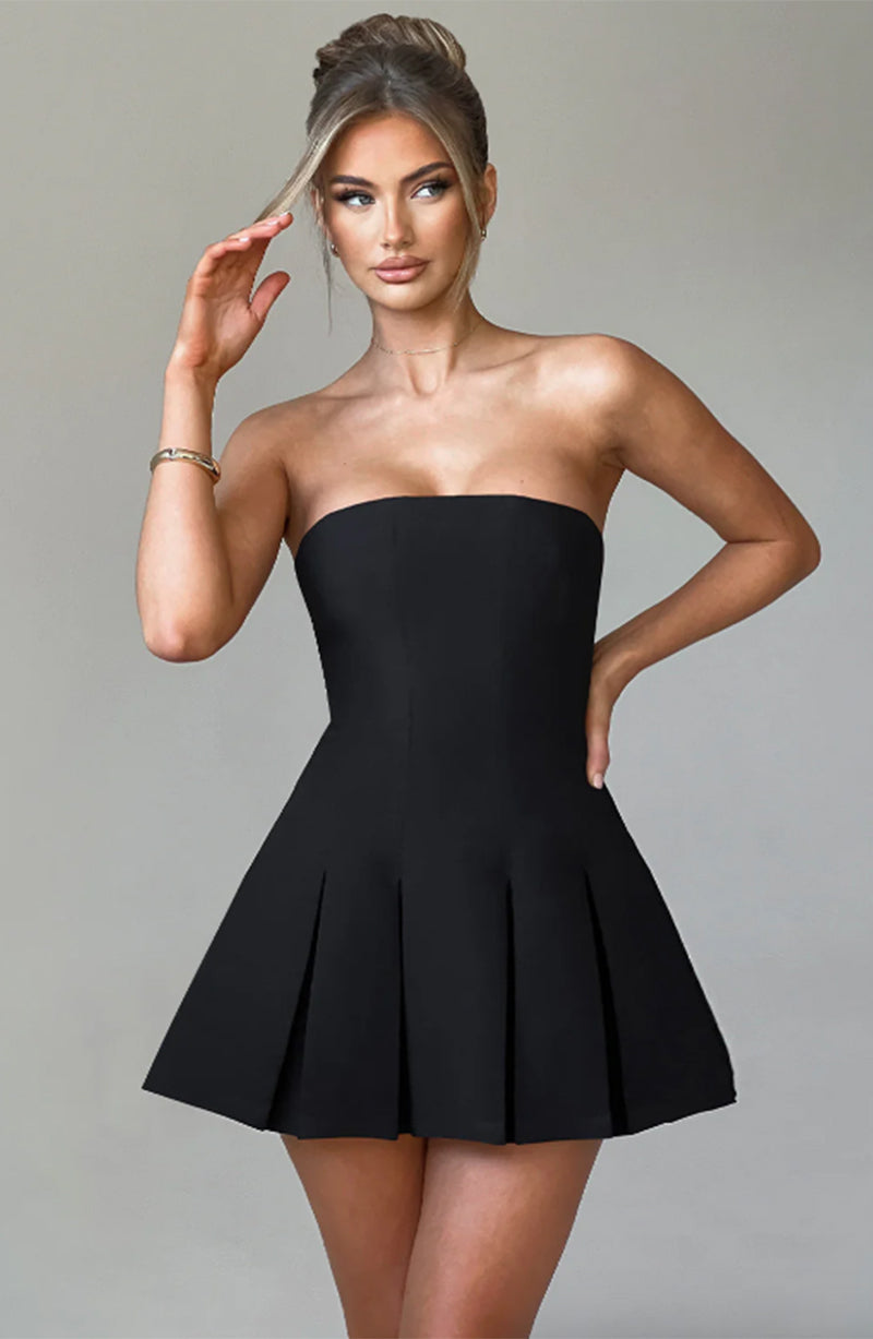 JULIETTE MINI DRESS - BLACK