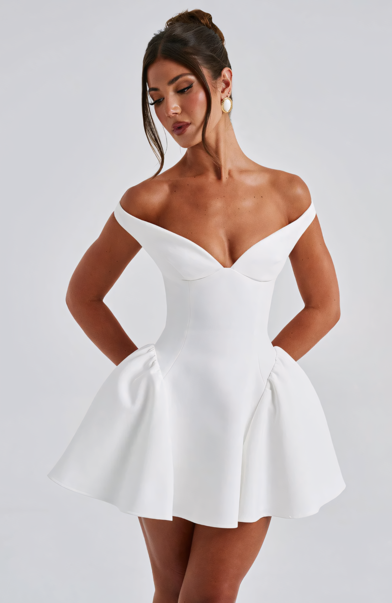 LUCA MINI DRESS - IVORY