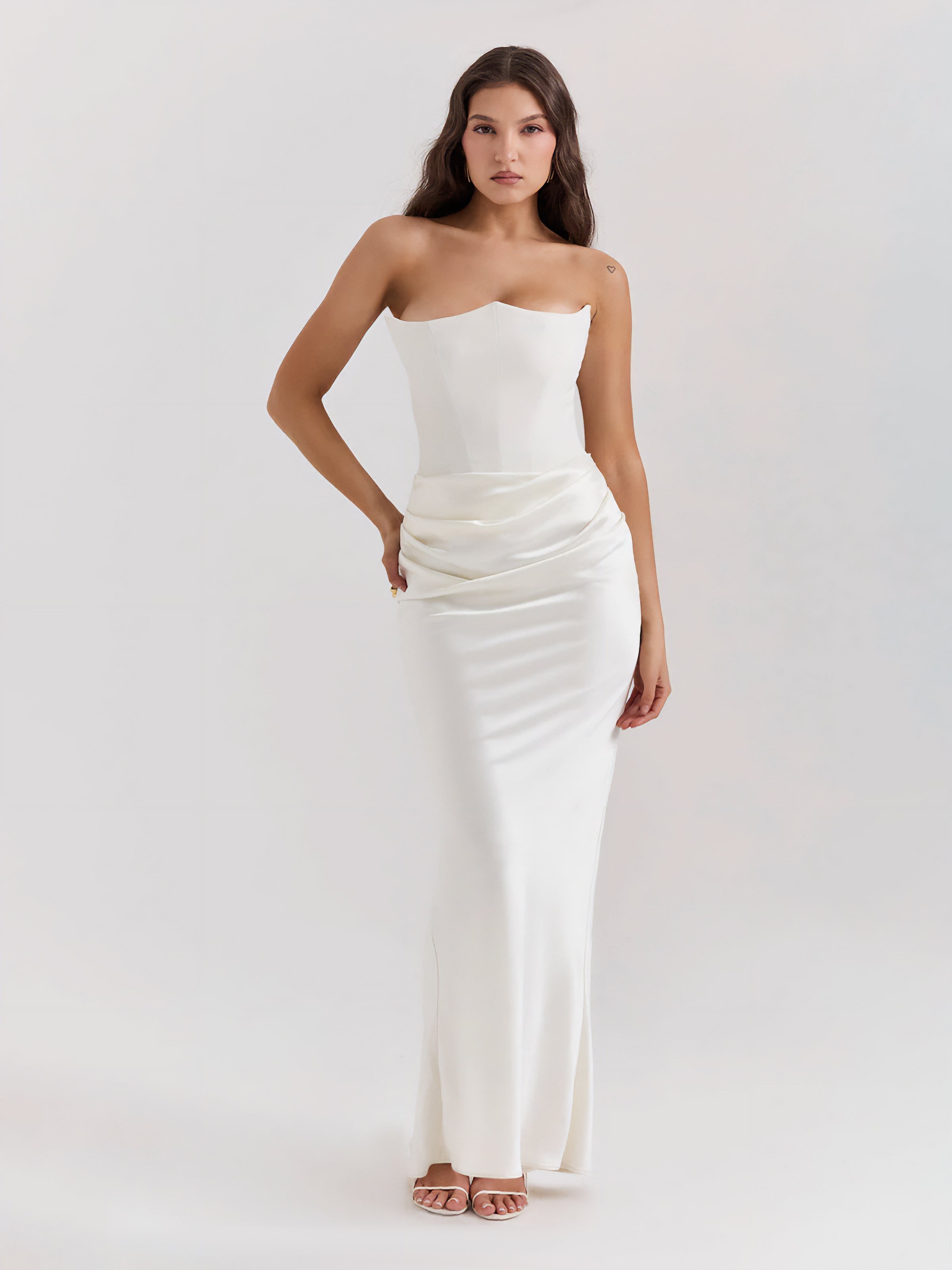 ROSALIND MAXI DRESS - WHITE