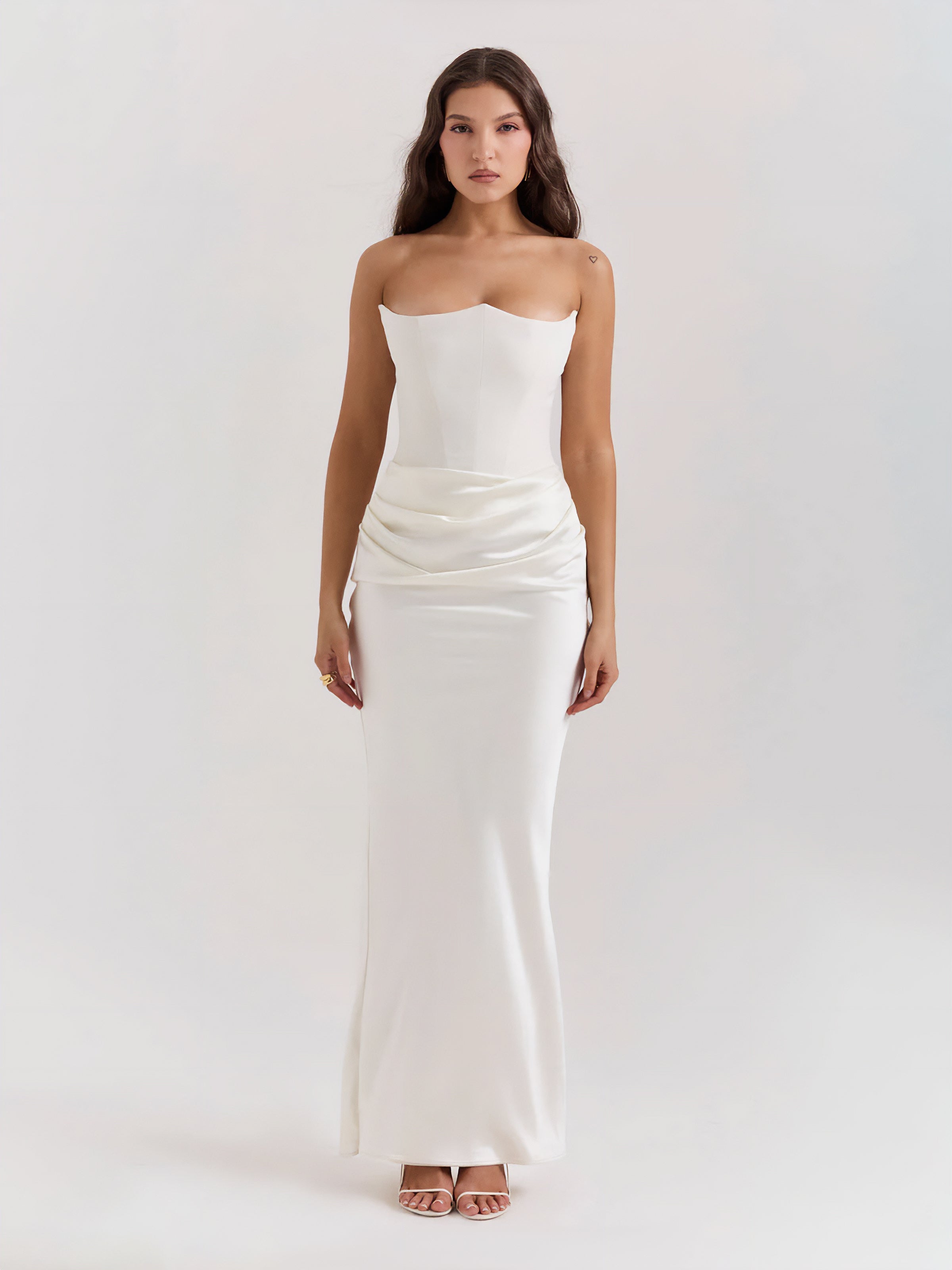 ROSALIND MAXI DRESS - WHITE