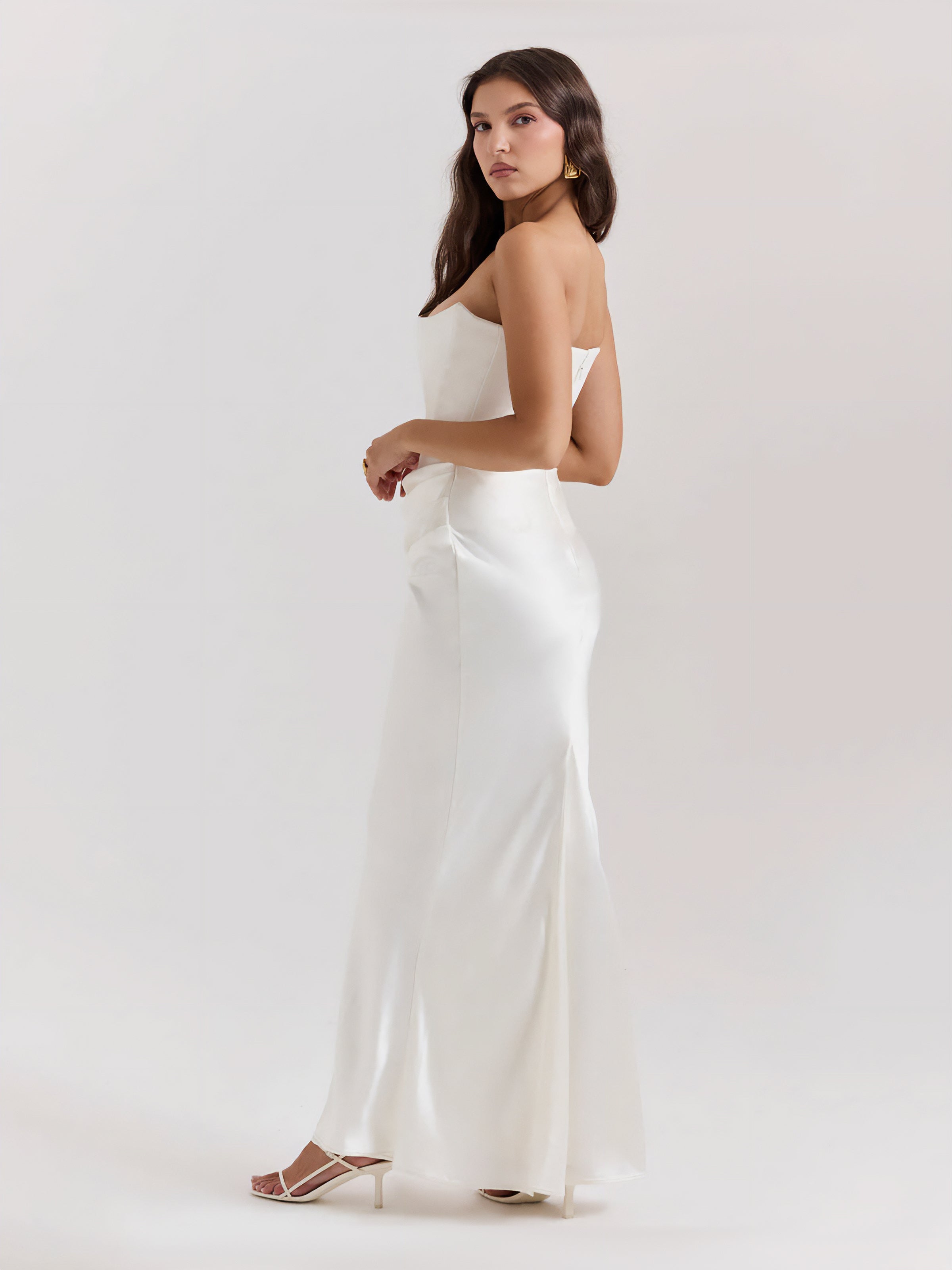 ROSALIND MAXI DRESS - WHITE