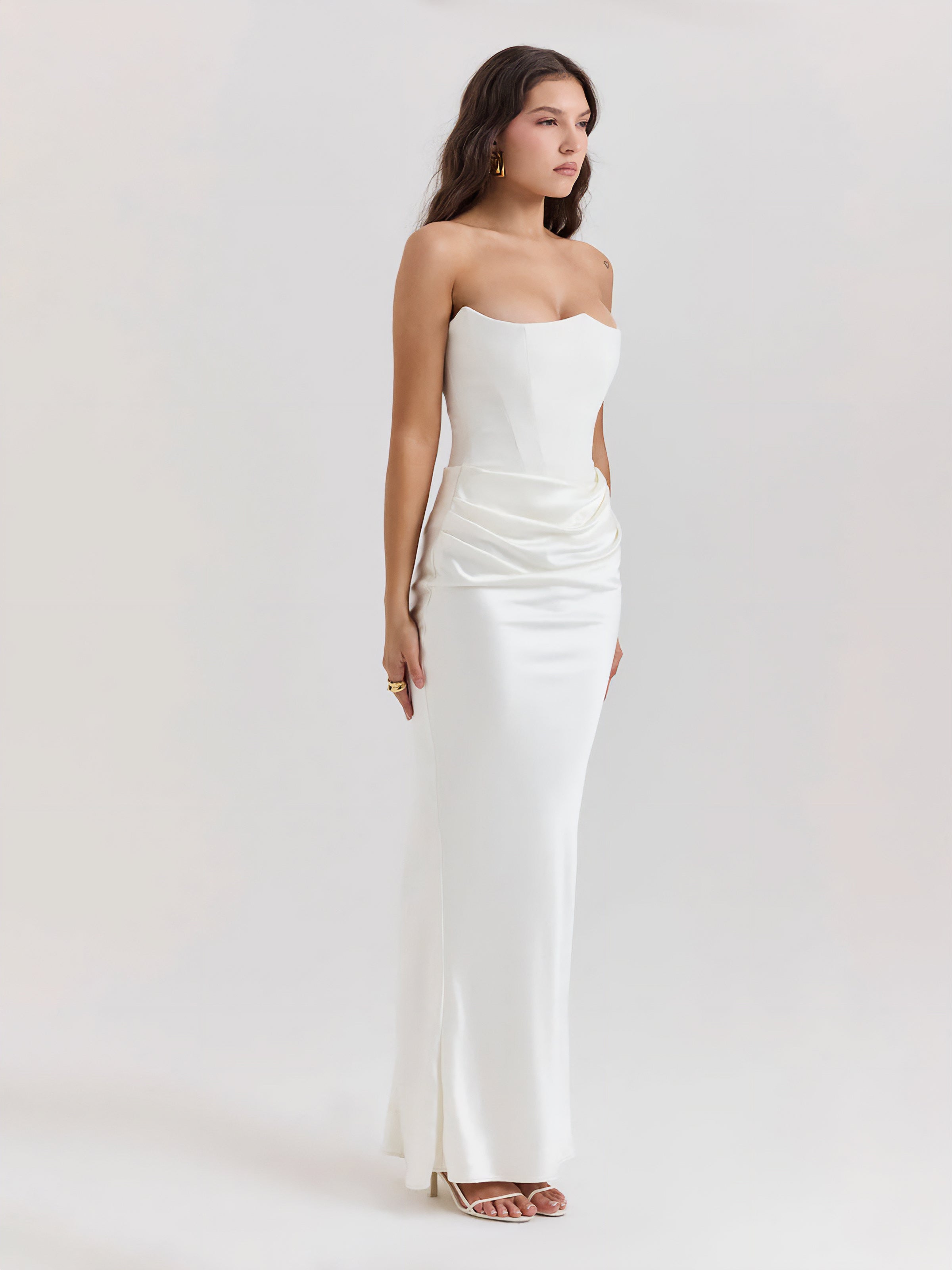 ROSALIND MAXI DRESS - WHITE