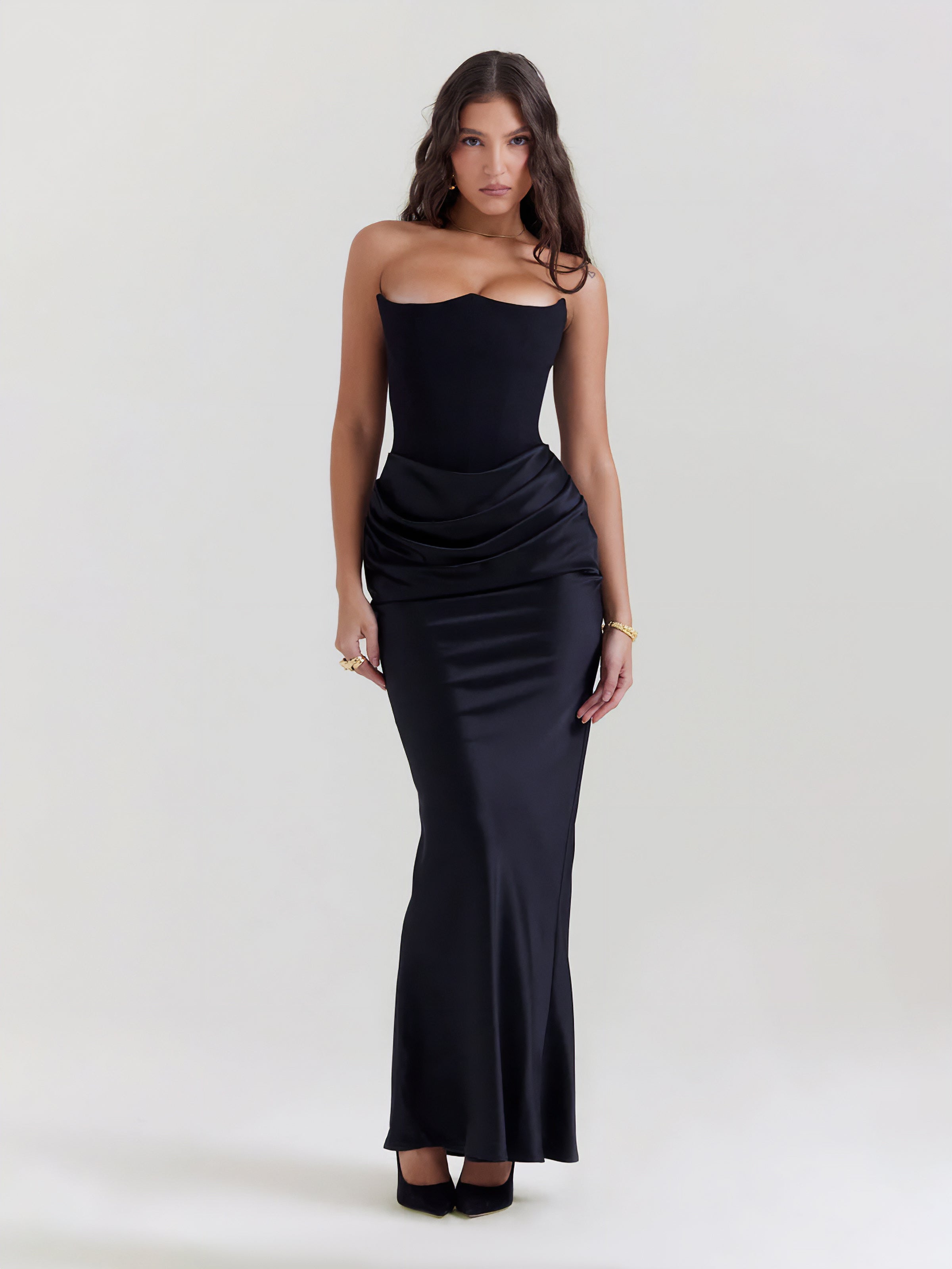 ROSALIND MAXI DRESS - BLACK