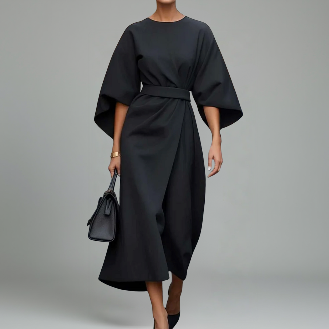 Bria maxi dress -  Sleeves and Belt