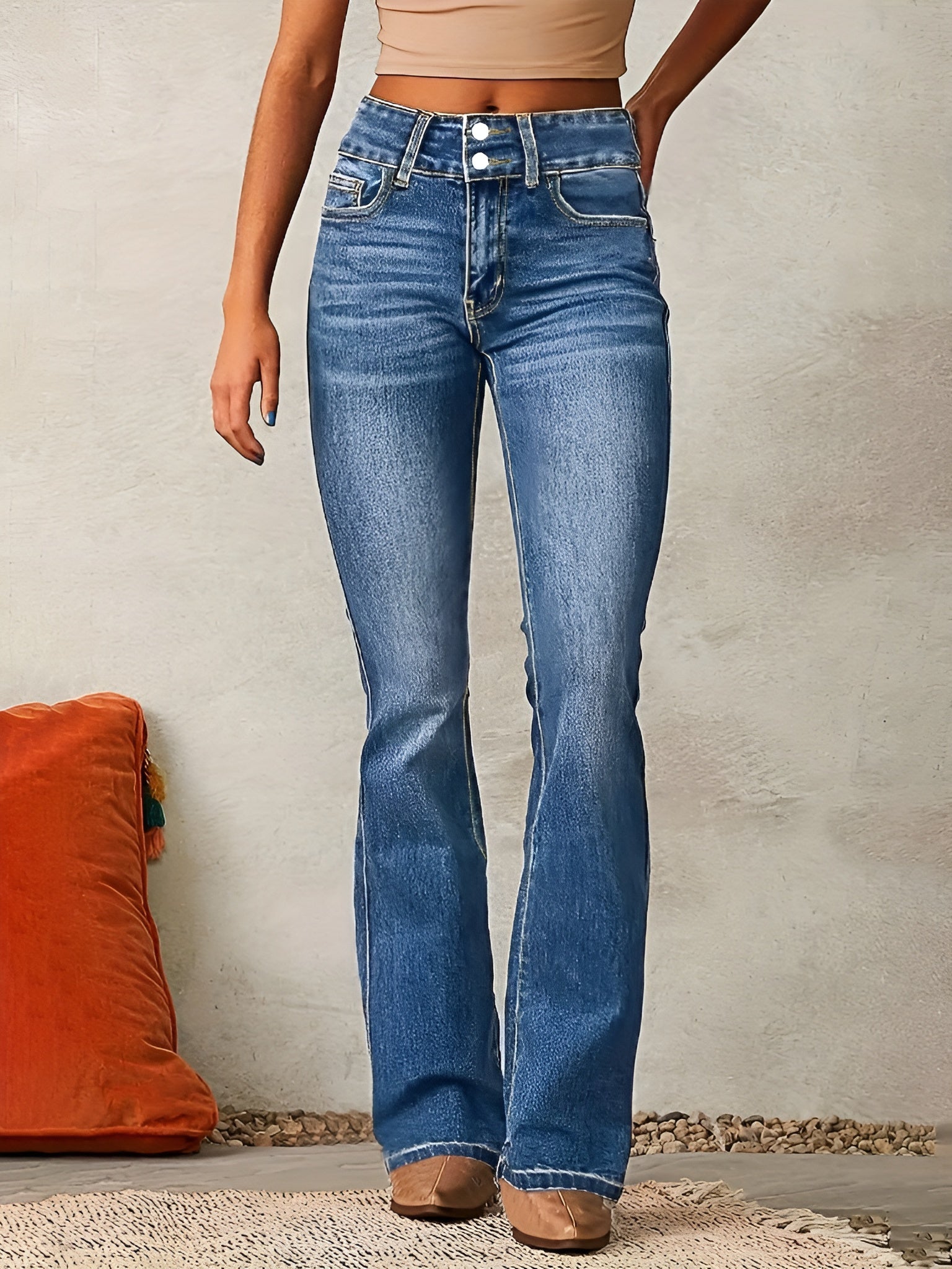 Alana | High Waisted Flared Jeans