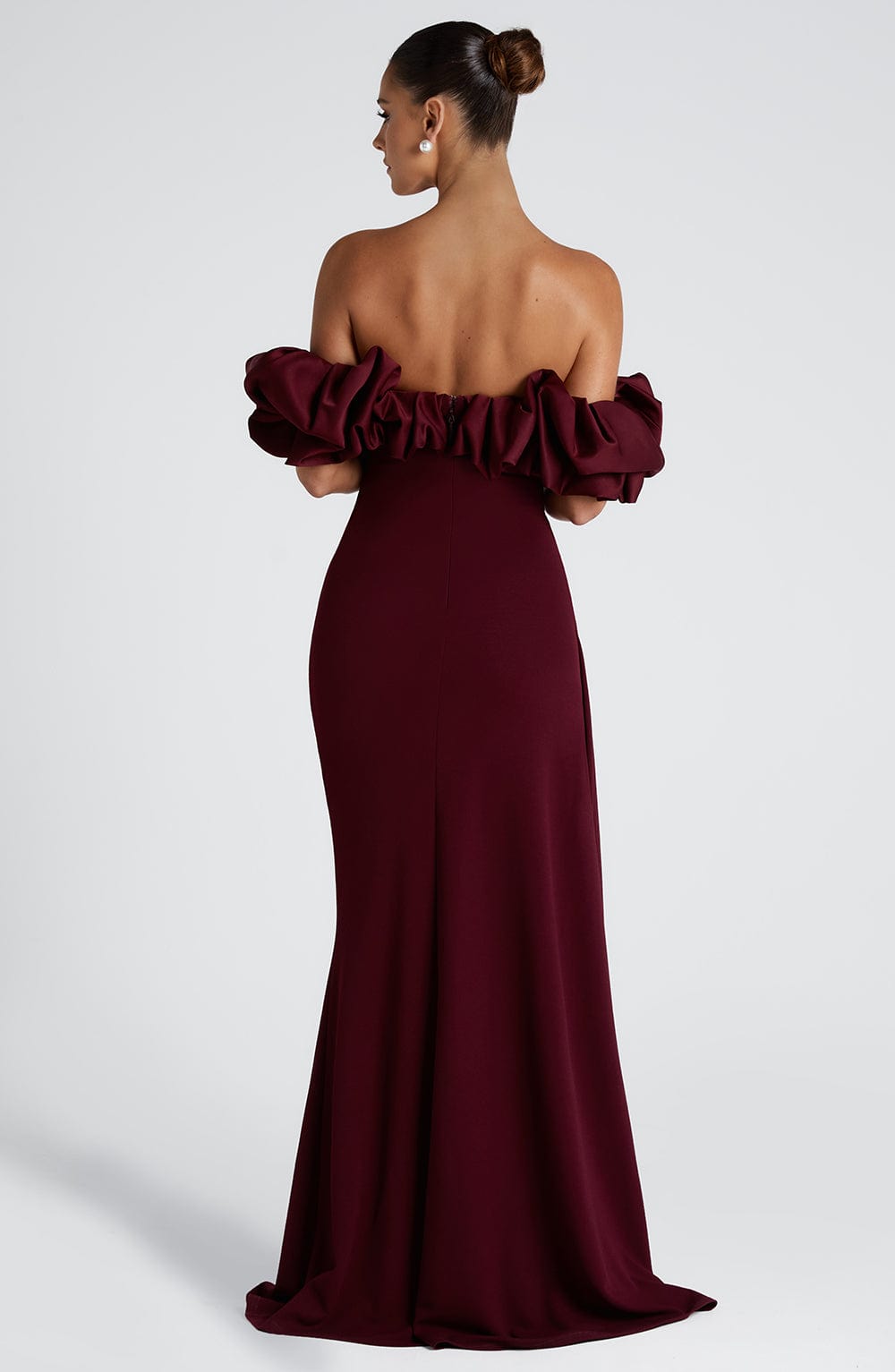 Elsie Maxi Dress - Cherry Lacquer