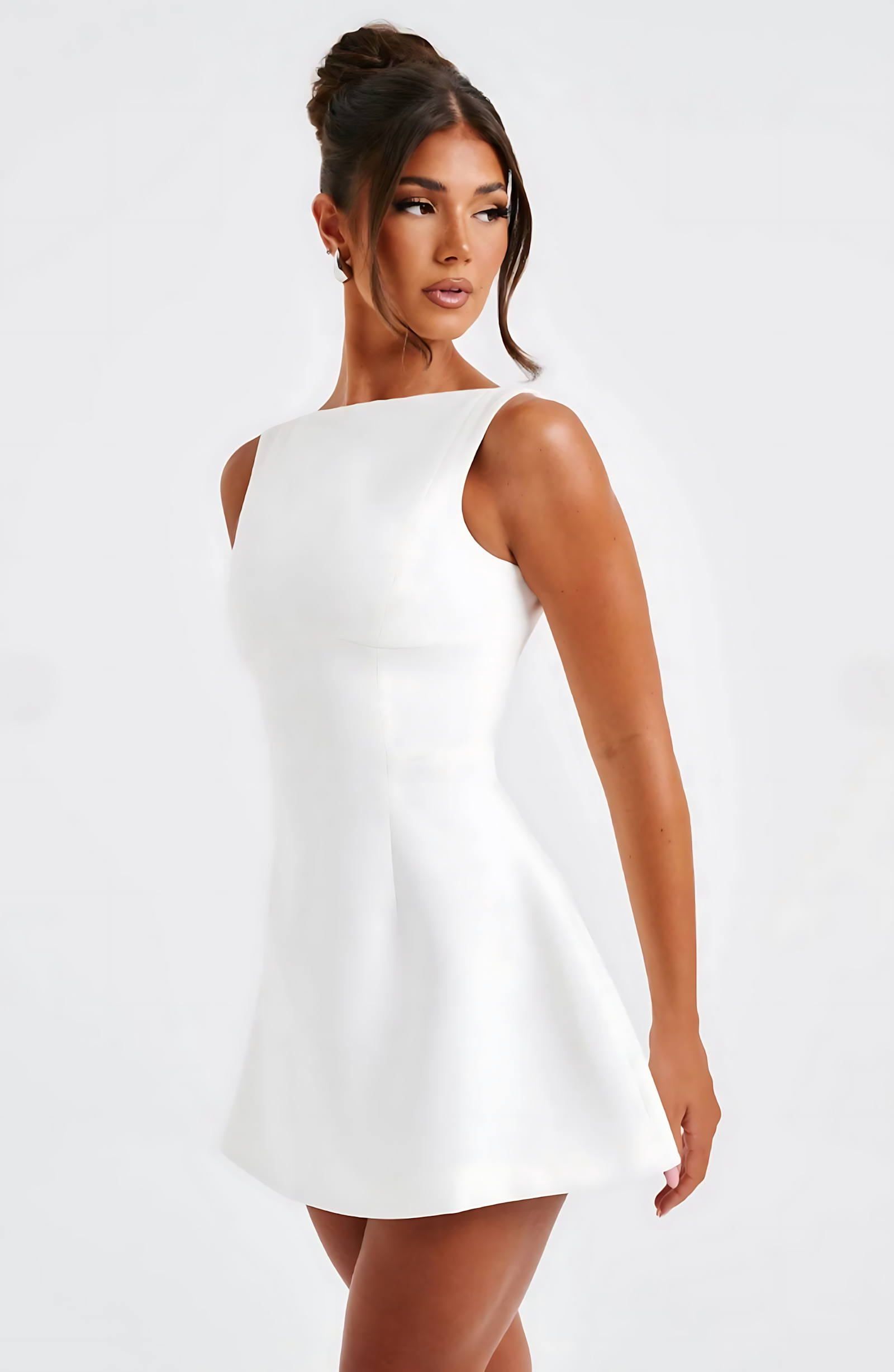 BEAU MINI DRESS - WHITE