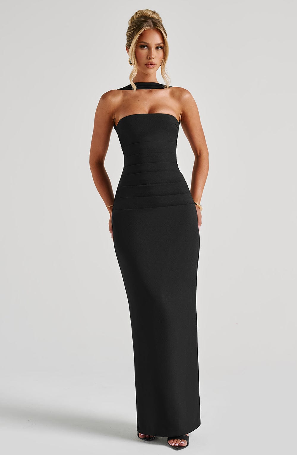 Yulia Maxi Dress - Black